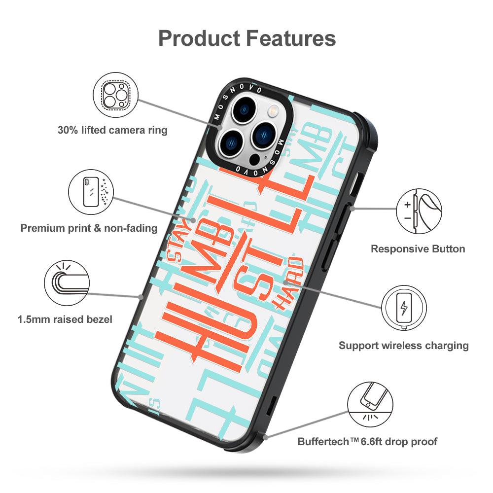 Hustle Phone Case - iPhone 13 Pro Max Case - MOSNOVO