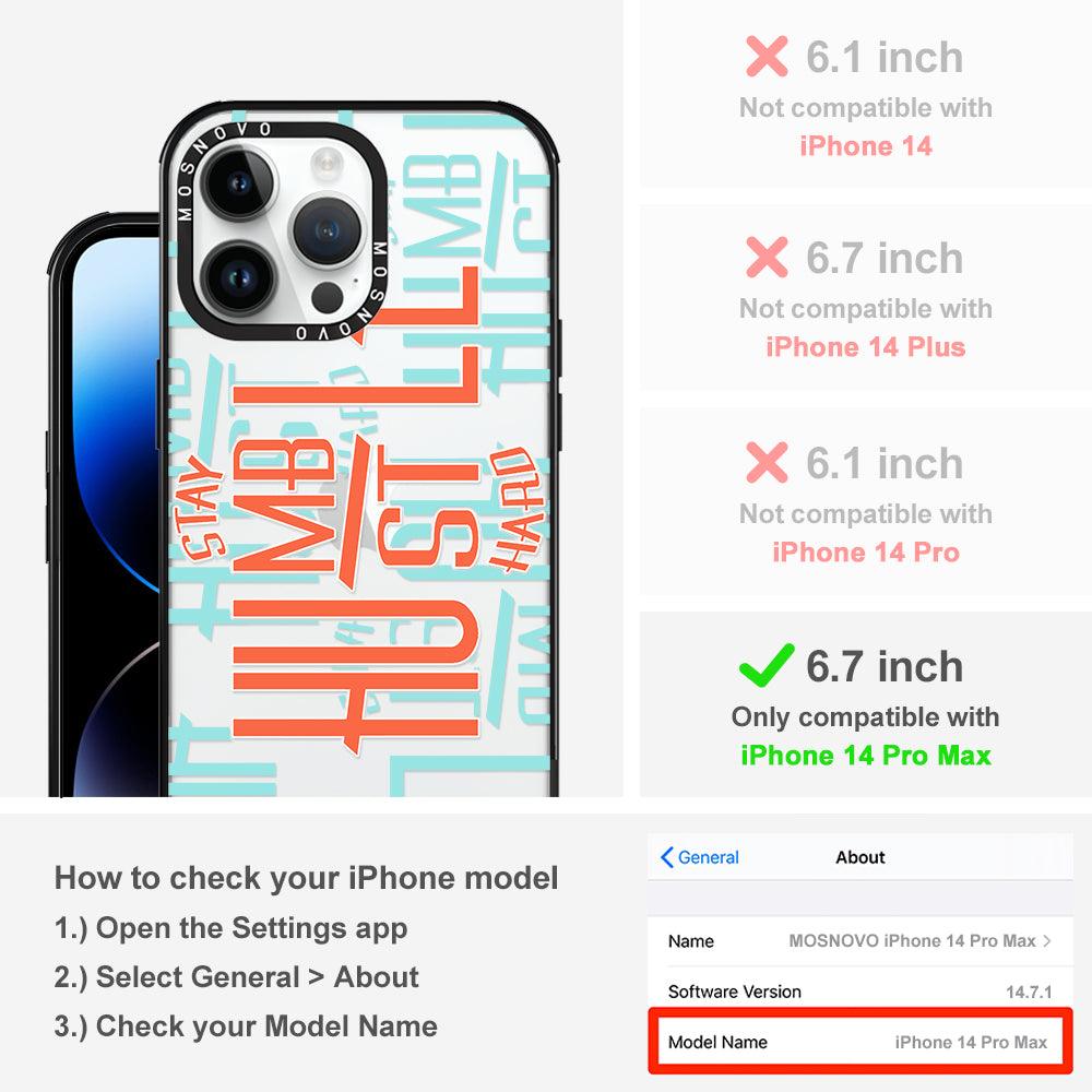 Hustle Phone Case - iPhone 14 Pro Max Case - MOSNOVO