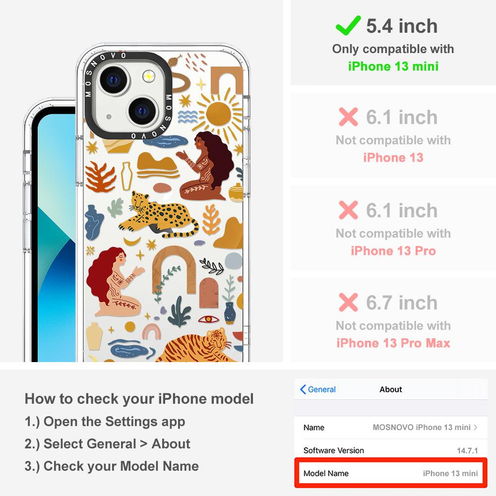 Stay Wild Phone Case - iPhone 13 Mini Case - MOSNOVO