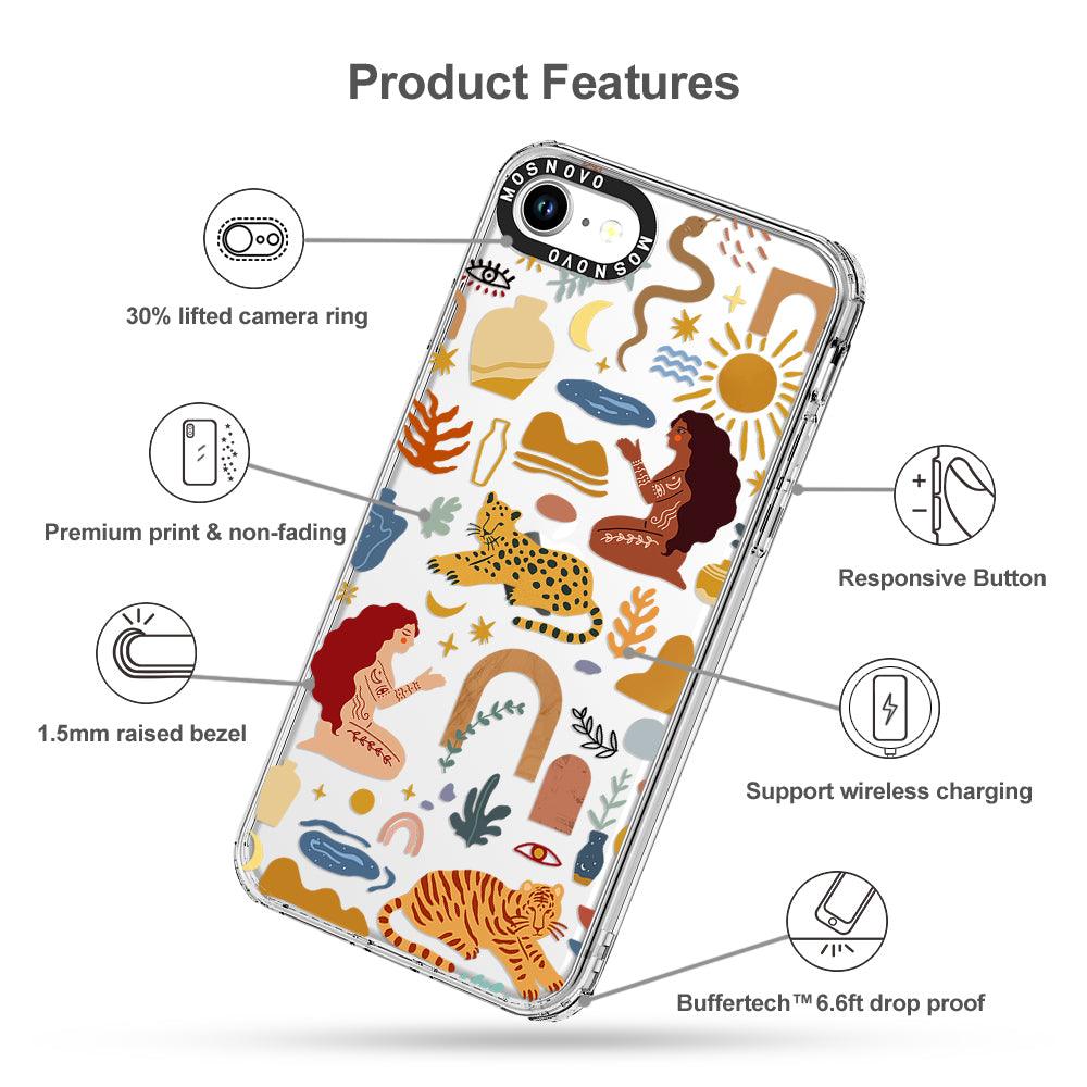 Stay Wild Phone Case - iPhone SE 2020 Case - MOSNOVO