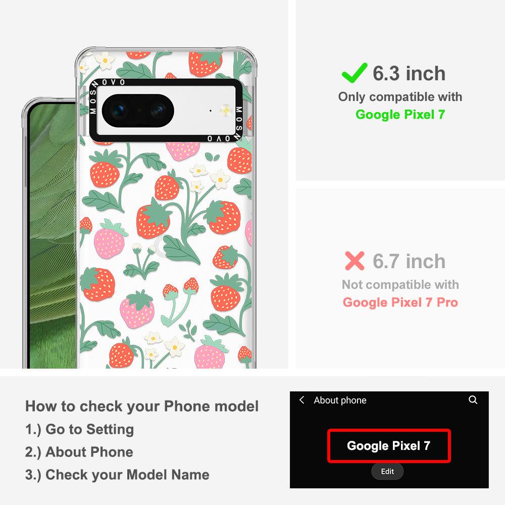 Strawberry Garden Phone Case - Google Pixel 7 Case - MOSNOVO
