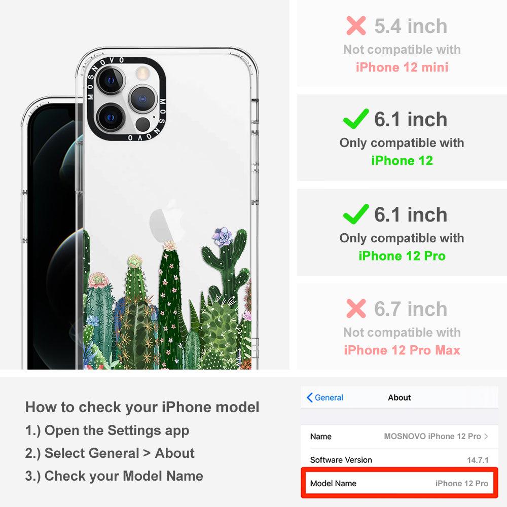 Desert Cactus Phone Case - iPhone 12 Pro Case - MOSNOVO