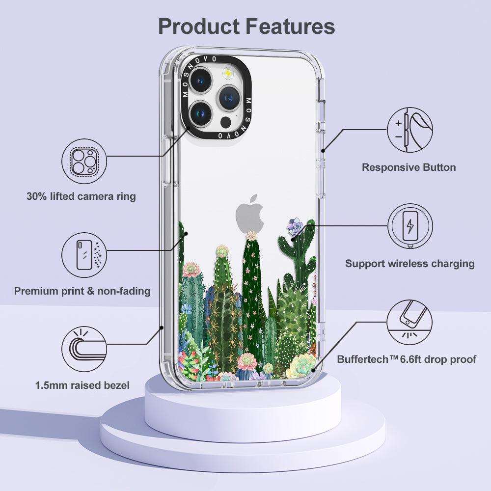 Desert Cactus Phone Case - iPhone 12 Pro Max Case - MOSNOVO