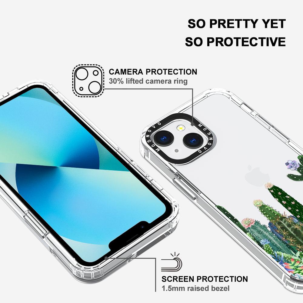 Desert Cactus Phone Case - iPhone 13 Mini Case - MOSNOVO