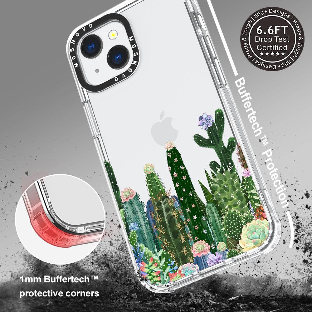 Desert Cactus Phone Case - iPhone 13 Mini Case - MOSNOVO