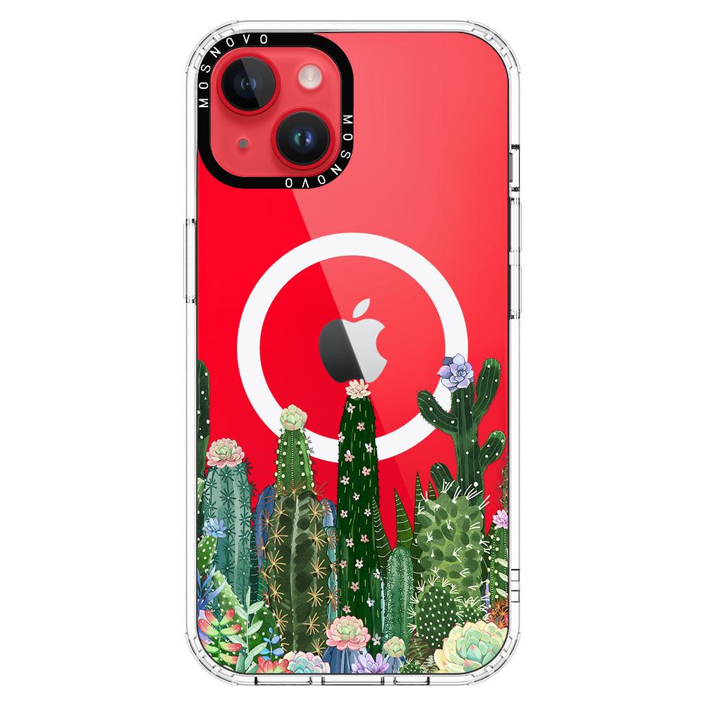 Desert Cactus Phone Case - iPhone 14 Plus Case - MOSNOVO