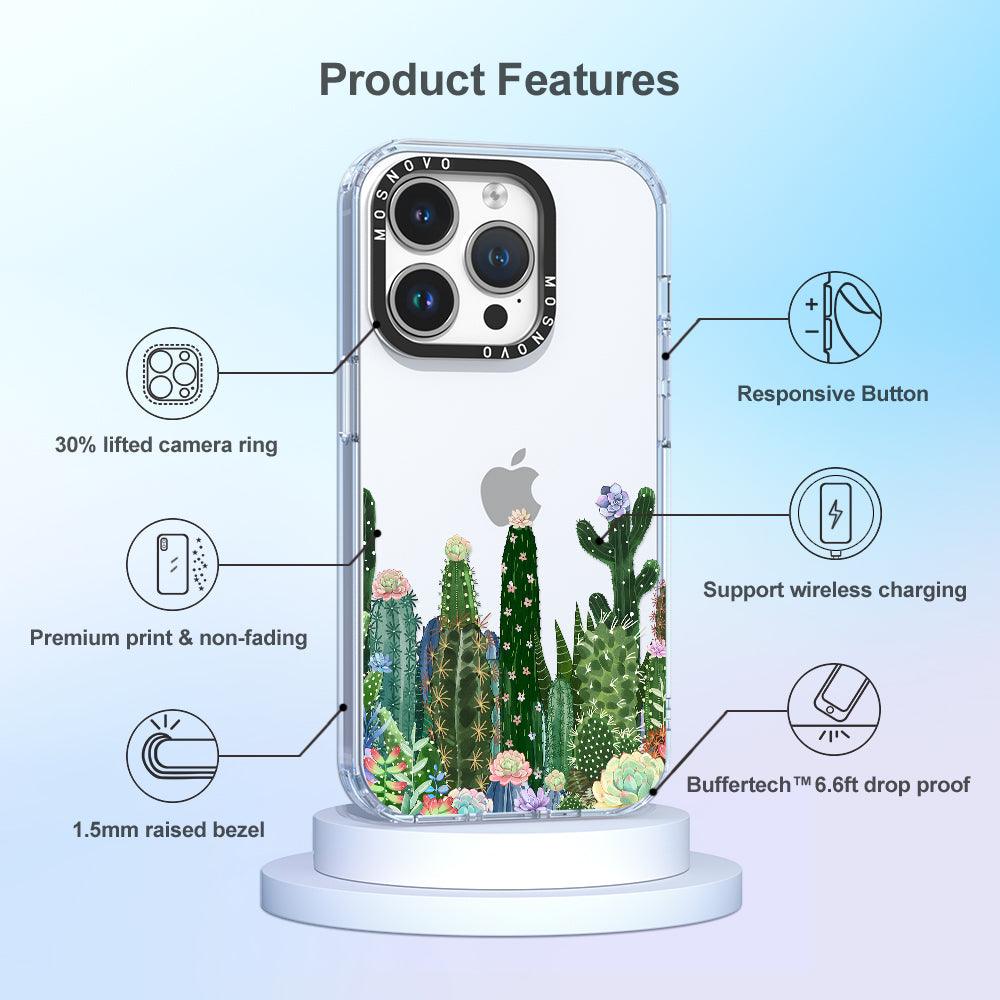 Desert Cactus Phone Case - iPhone 14 Pro Case - MOSNOVO