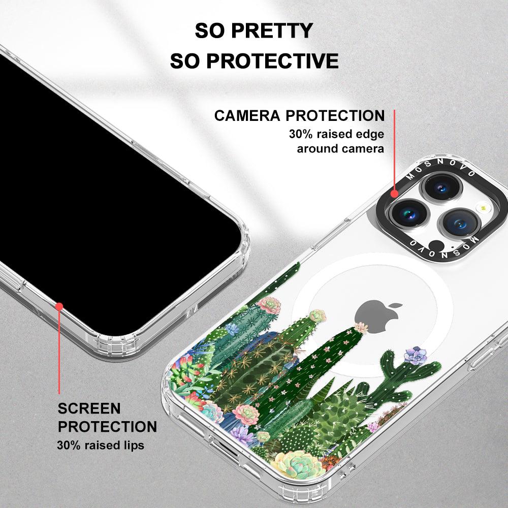 Desert Cactus Phone Case - iPhone 14 Pro Max Case - MOSNOVO