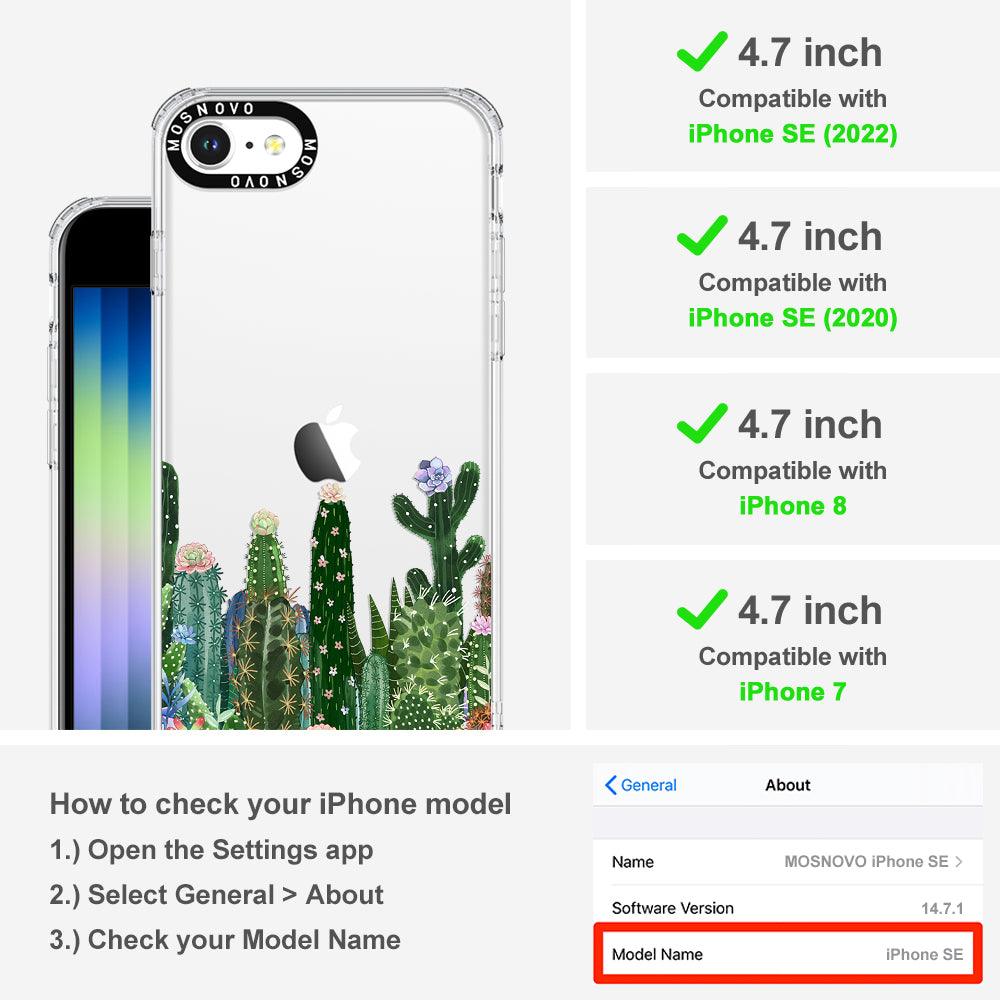 Desert Cactus Phone Case - iPhone SE 2020 Case - MOSNOVO