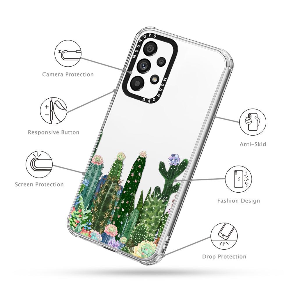 Succulents Garden Phone Case - Samsung Galaxy A53 Case - MOSNOVO