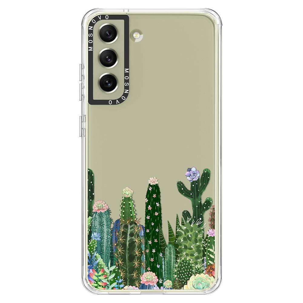 Succulents Garden Phone Case - Samsung Galaxy S21 FE Case - MOSNOVO