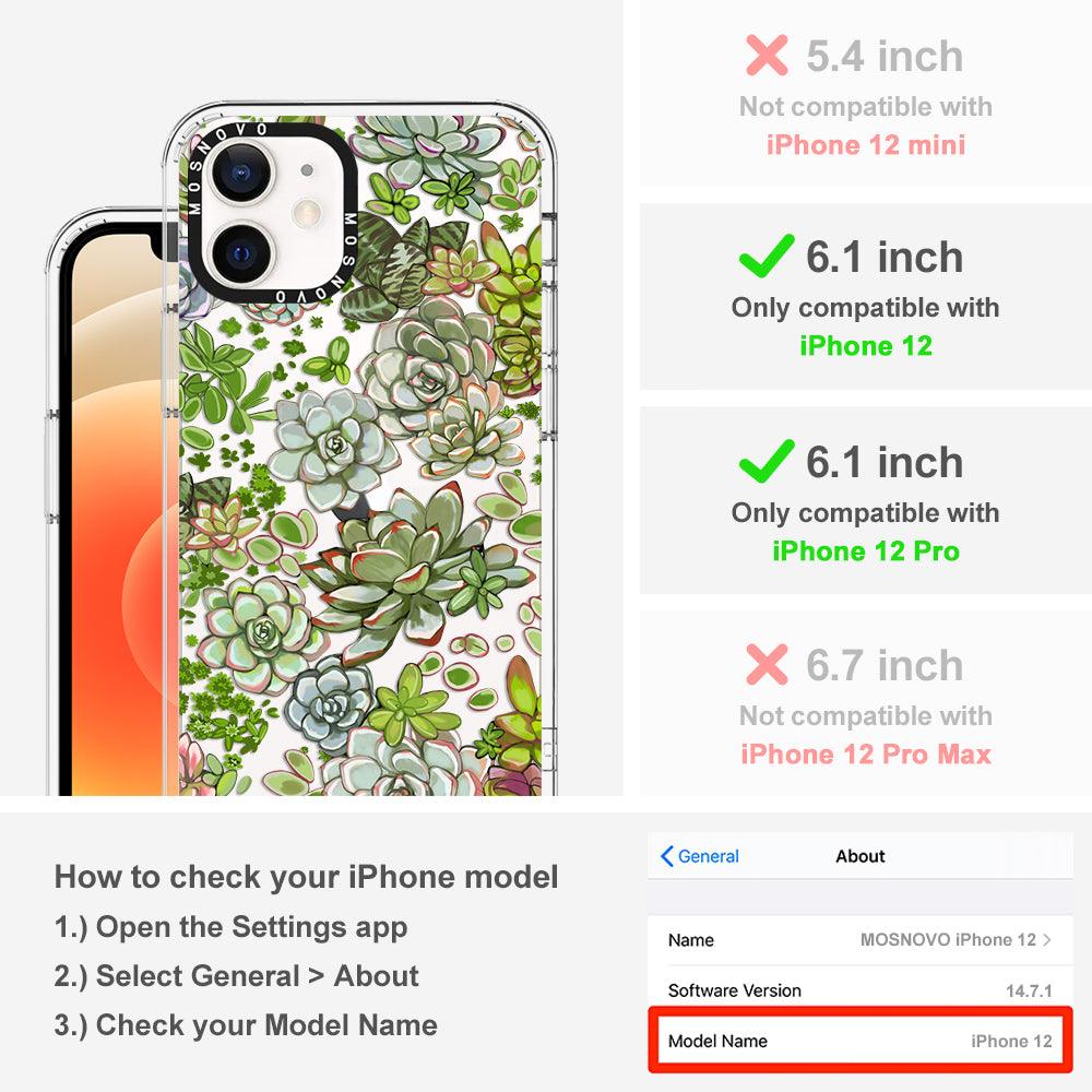 Succulent Phone Case - iPhone 12 Case - MOSNOVO