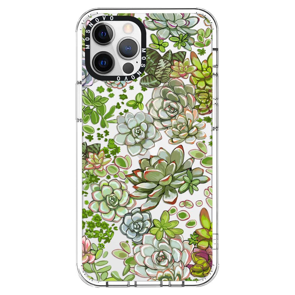 Succulent Phone Case - iPhone 12 Pro Max Case - MOSNOVO