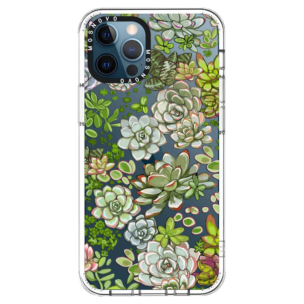 Succulent Phone Case - iPhone 12 Pro Max Case - MOSNOVO