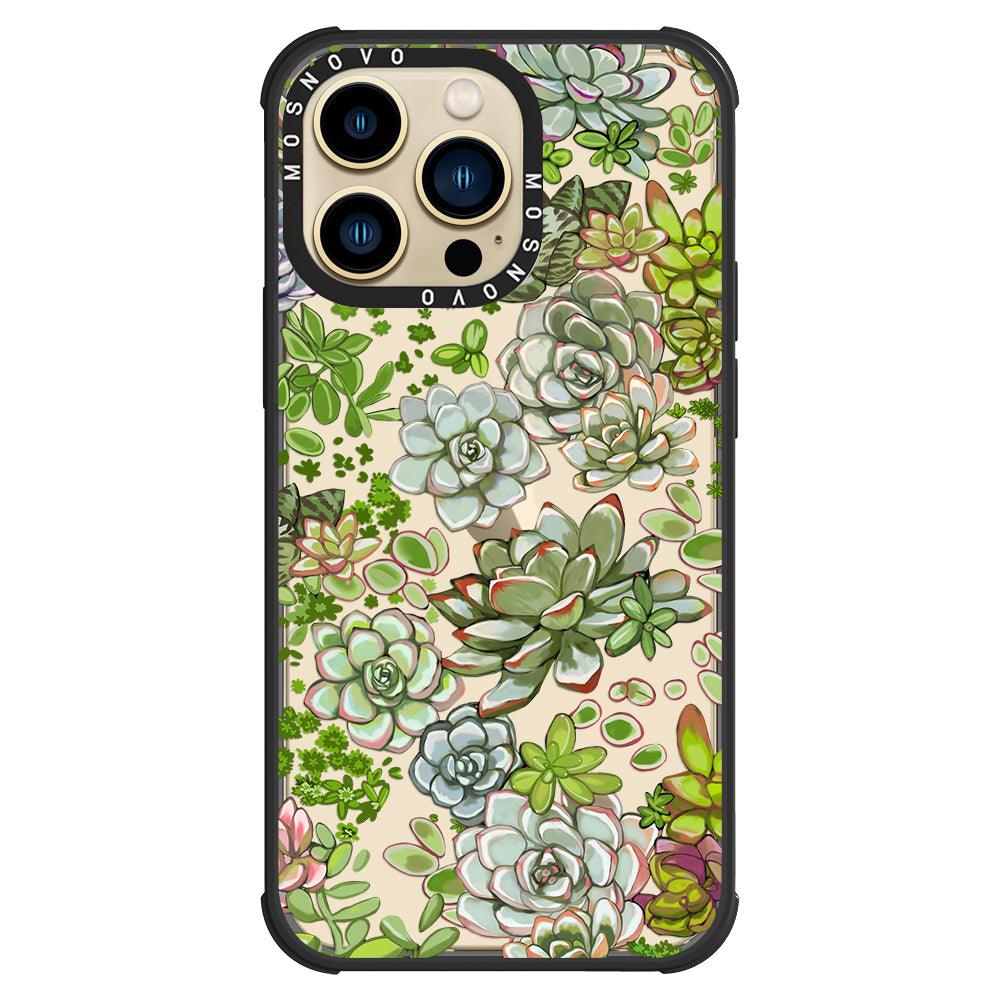 Succulent Phone Case - iPhone 13 Pro Case - MOSNOVO
