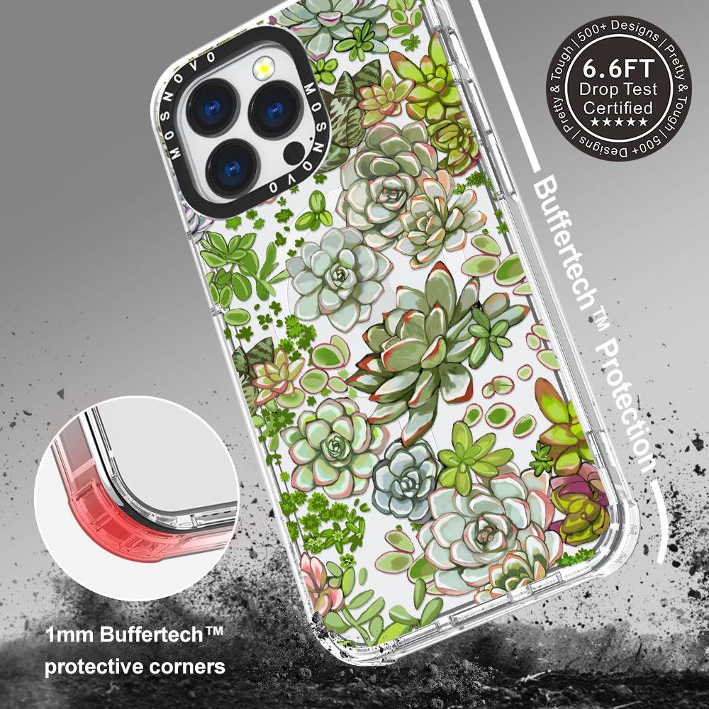 Succulent Phone Case - iPhone 13 Pro Case - MOSNOVO