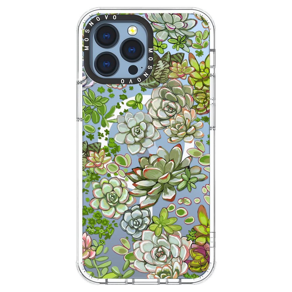 Succulent Phone Case - iPhone 13 Pro Max Case - MOSNOVO