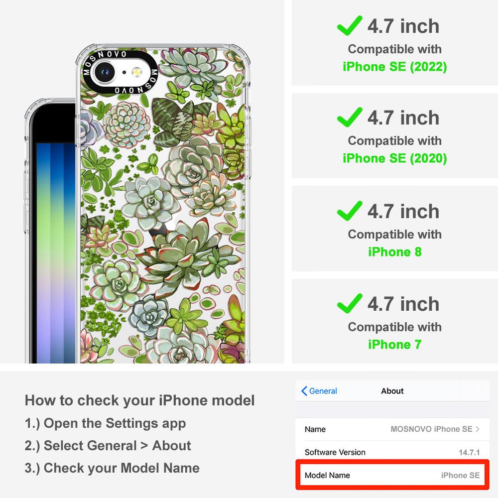 Succulent Phone Case - iPhone SE 2020 Case - MOSNOVO