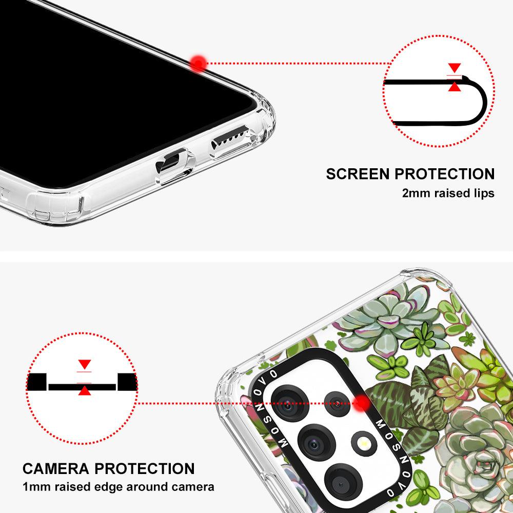 Succulents Phone Case - Samsung Galaxy A53 Case - MOSNOVO