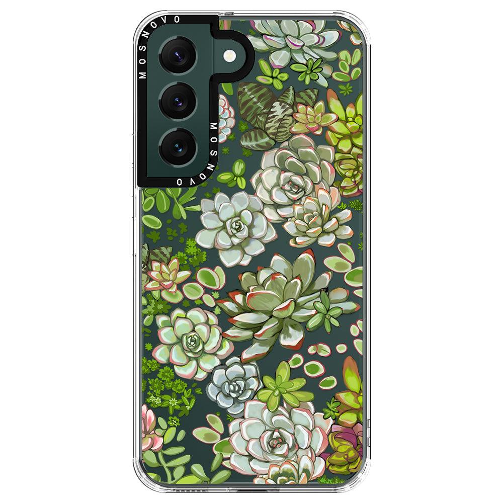 Succulents Phone Case - Samsung Galaxy S22 Case - MOSNOVO