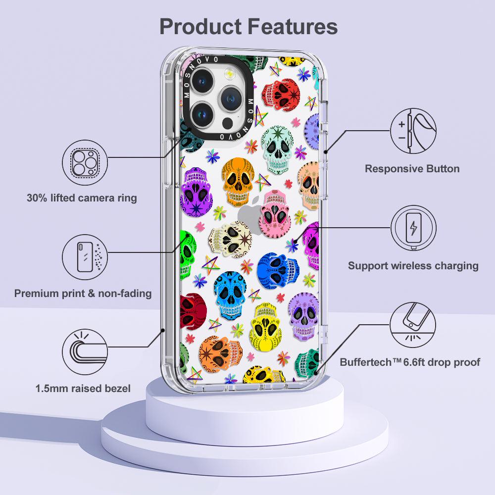 Skull Phone Case - iPhone 12 Pro Max Case - MOSNOVO