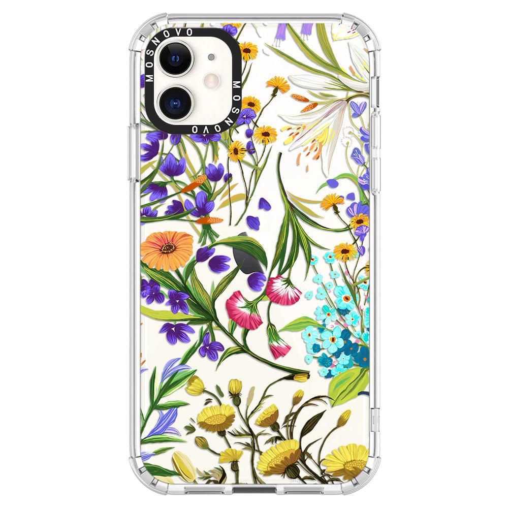 Summer Flower Holidays Phone Case - iPhone 11 Case - MOSNOVO