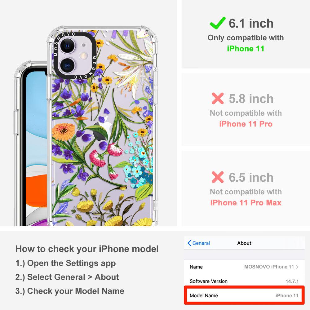 Summer Flower Holidays Phone Case - iPhone 11 Case - MOSNOVO