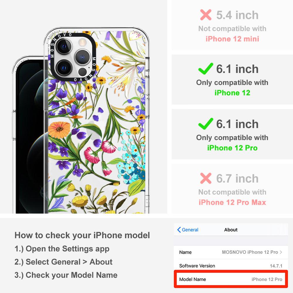 Summer Flower Holidays Phone Case - iPhone 12 Pro Case - MOSNOVO