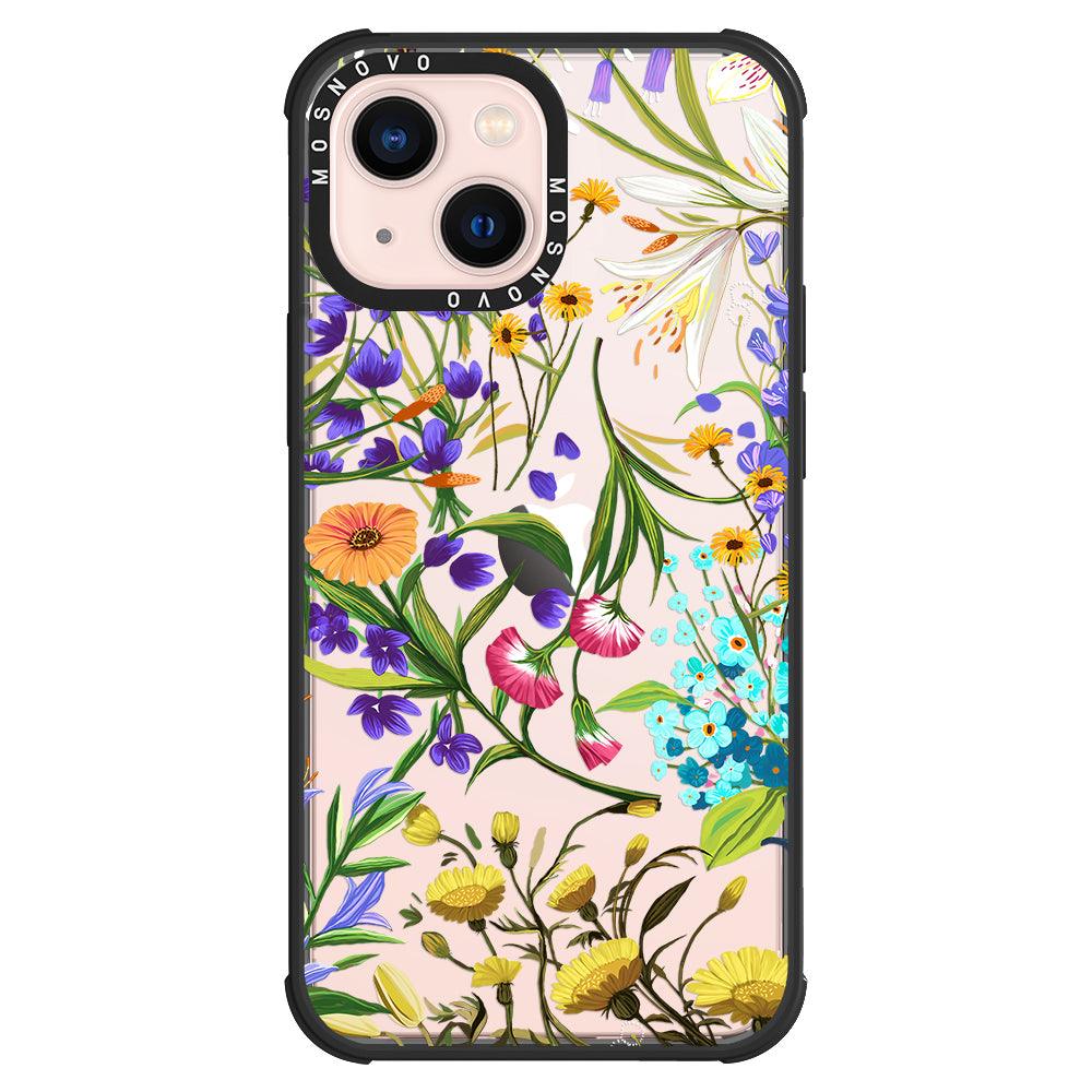 Summer Flower Holidays Phone Case - iPhone 13 Case - MOSNOVO