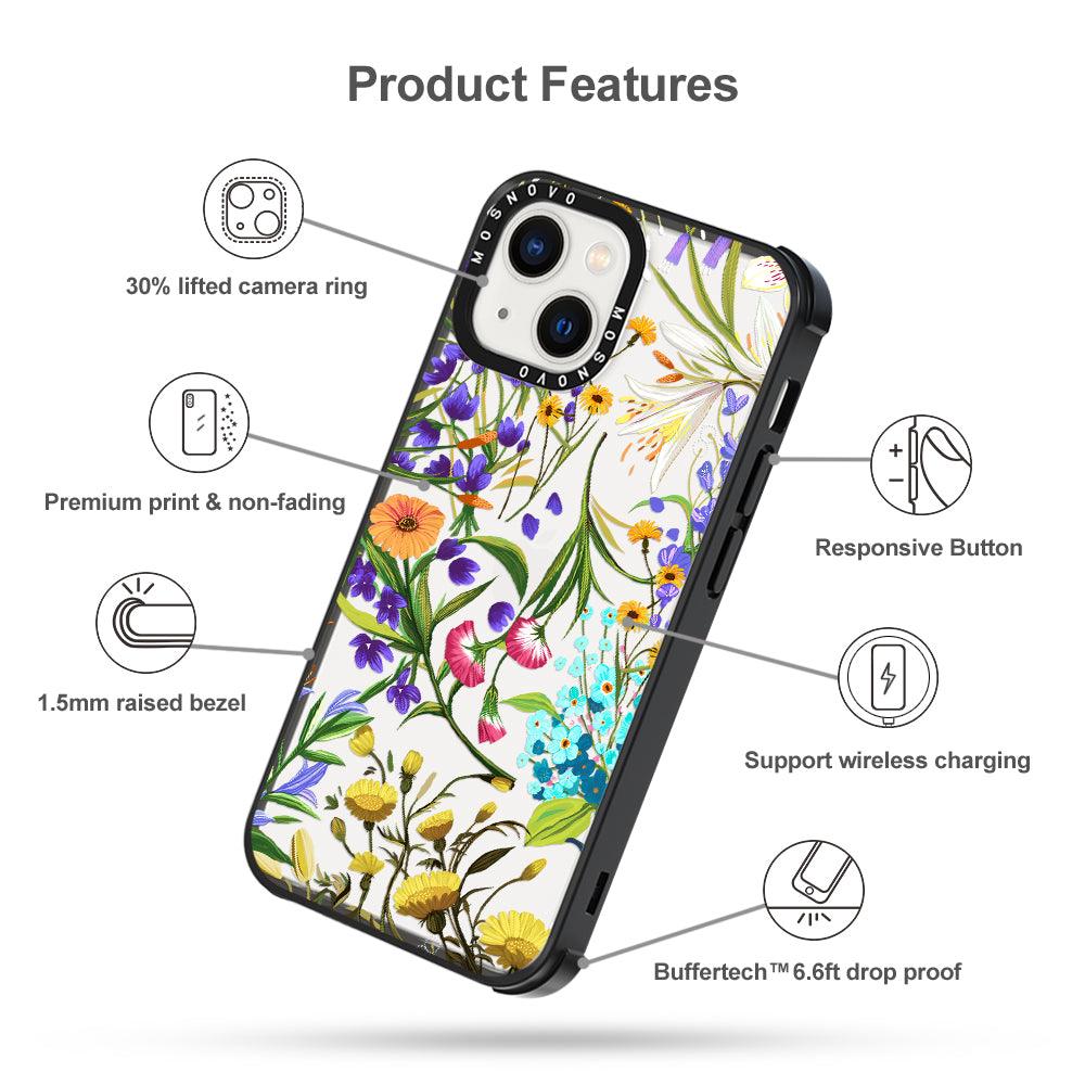 Summer Flower Holidays Phone Case - iPhone 13 Case - MOSNOVO