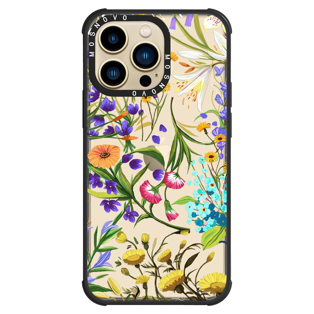 Summer Flower Holidays Phone Case - iPhone 13 Pro Case - MOSNOVO