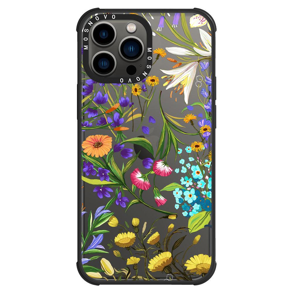 Summer Flower Holidays Phone Case - iPhone 13 Pro Max Case - MOSNOVO