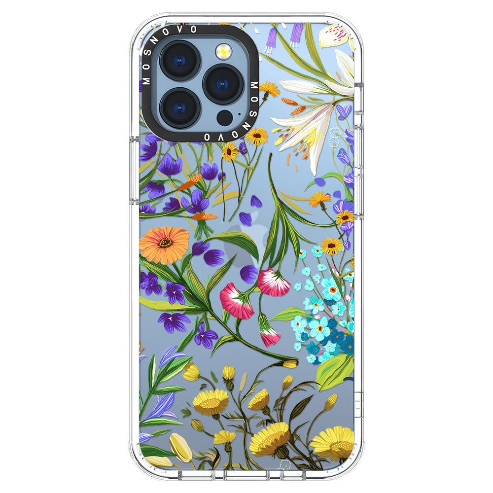 Summer Flower Holidays Phone Case - iPhone 13 Pro Max Case - MOSNOVO