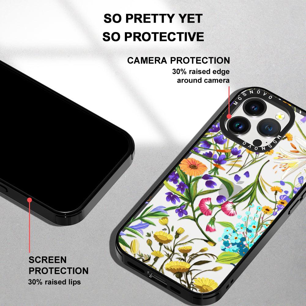 Summer Flower Holidays Phone Case - iPhone 14 Pro Max Case - MOSNOVO