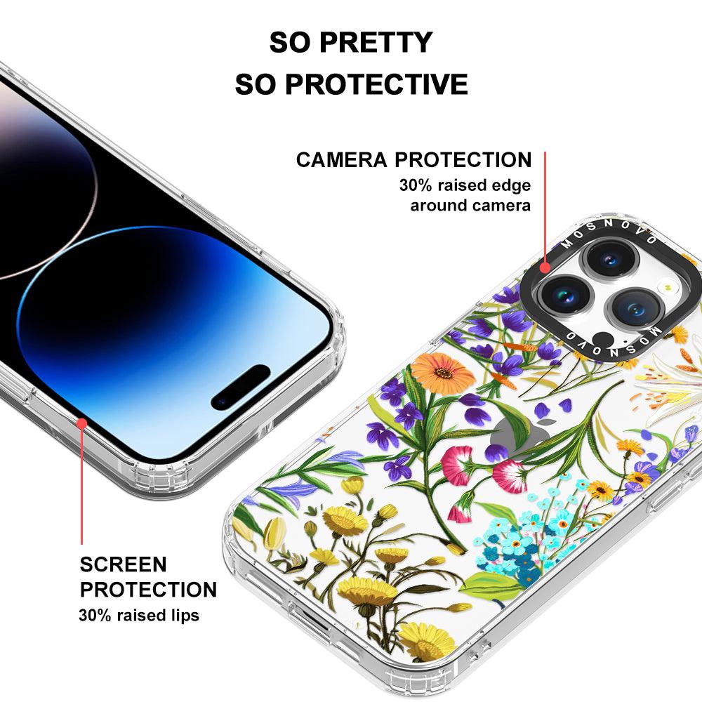 Summer Flower Holidays Phone Case - iPhone 14 Pro Max Case - MOSNOVO