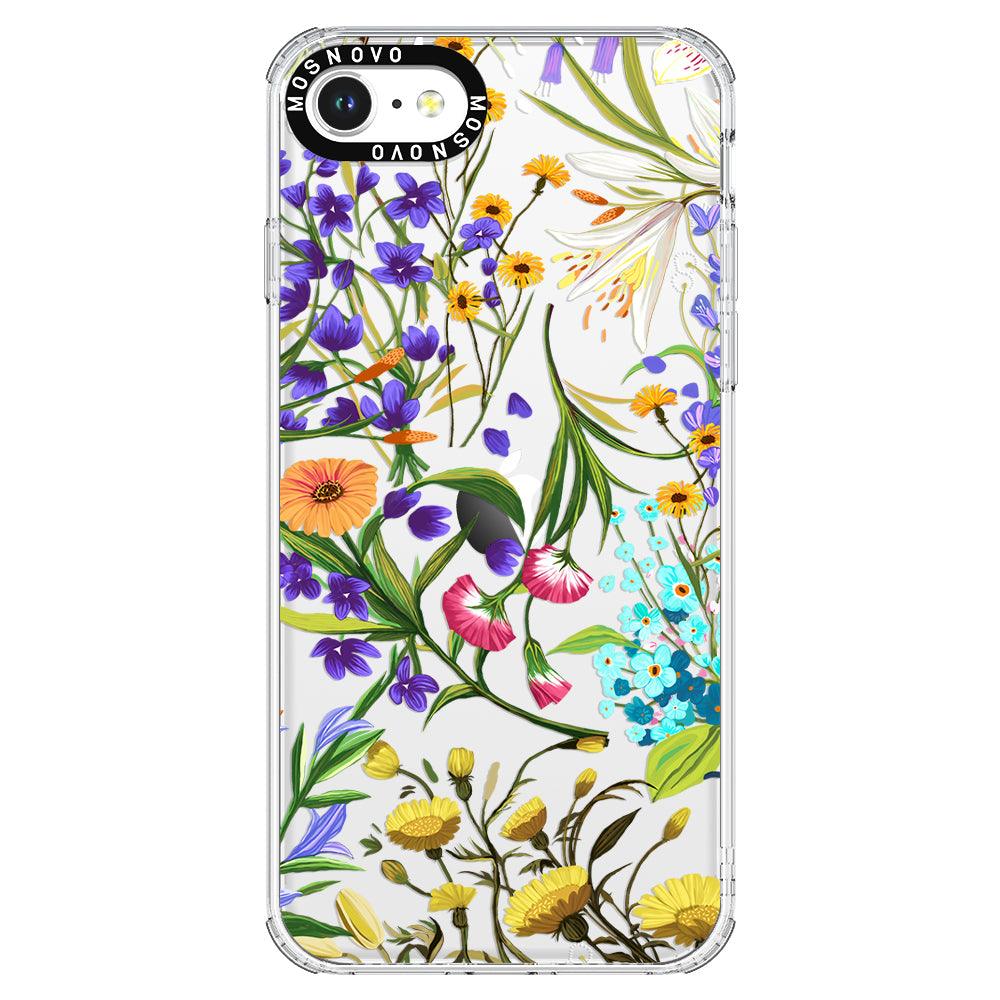 Summer Flower Holidays Phone Case - iPhone SE 2020 Case - MOSNOVO