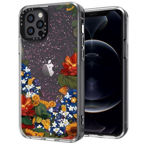 Summer Garden Glitter Phone Case - iPhone 12 Pro Max Case - MOSNOVO