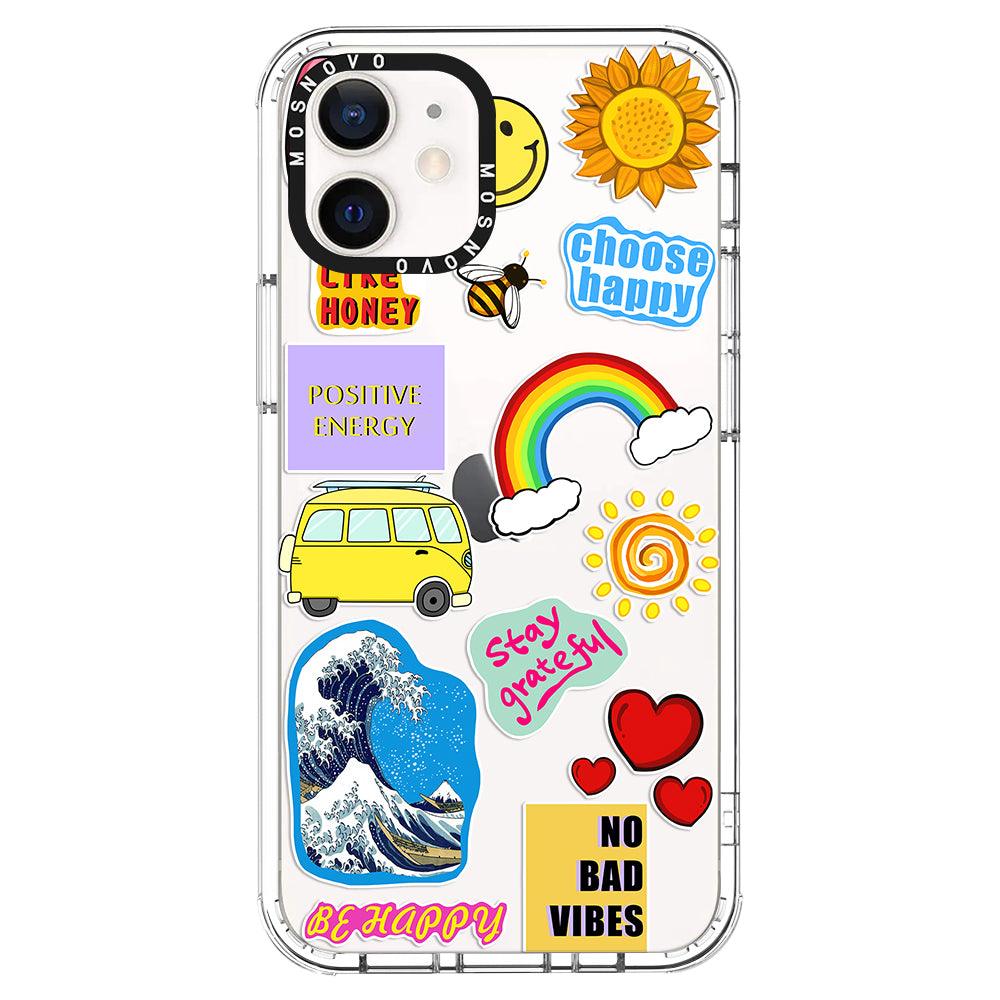 Summer Vibes Phone Case - iPhone 12 Mini Case - MOSNOVO