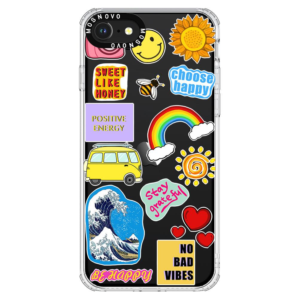 Happy Vibes Phone Case - iPhone 8 Case - MOSNOVO