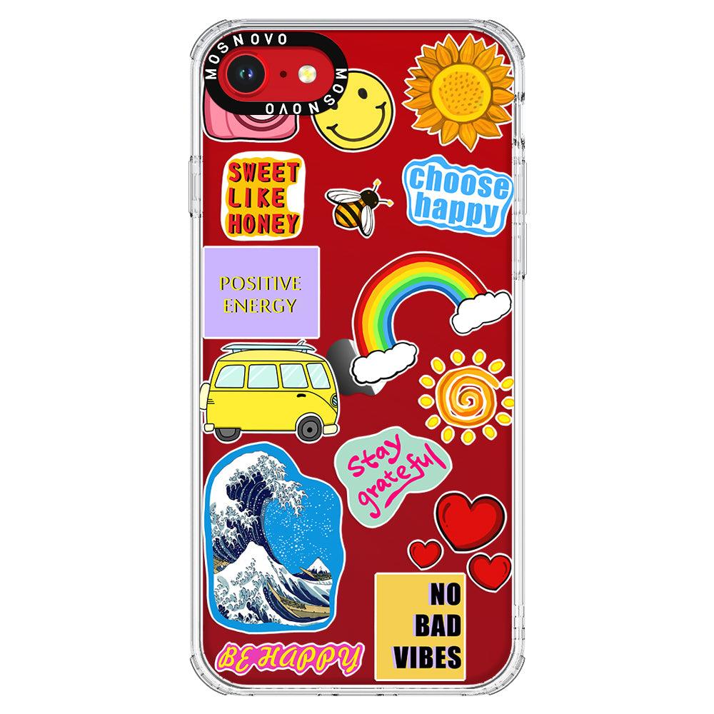Happy Vibes Phone Case - iPhone SE 2022 Case - MOSNOVO