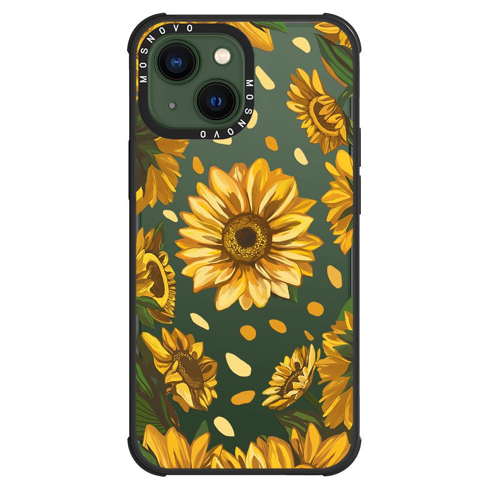 Sunflower Garden Phone Case - iPhone 13 Case - MOSNOVO