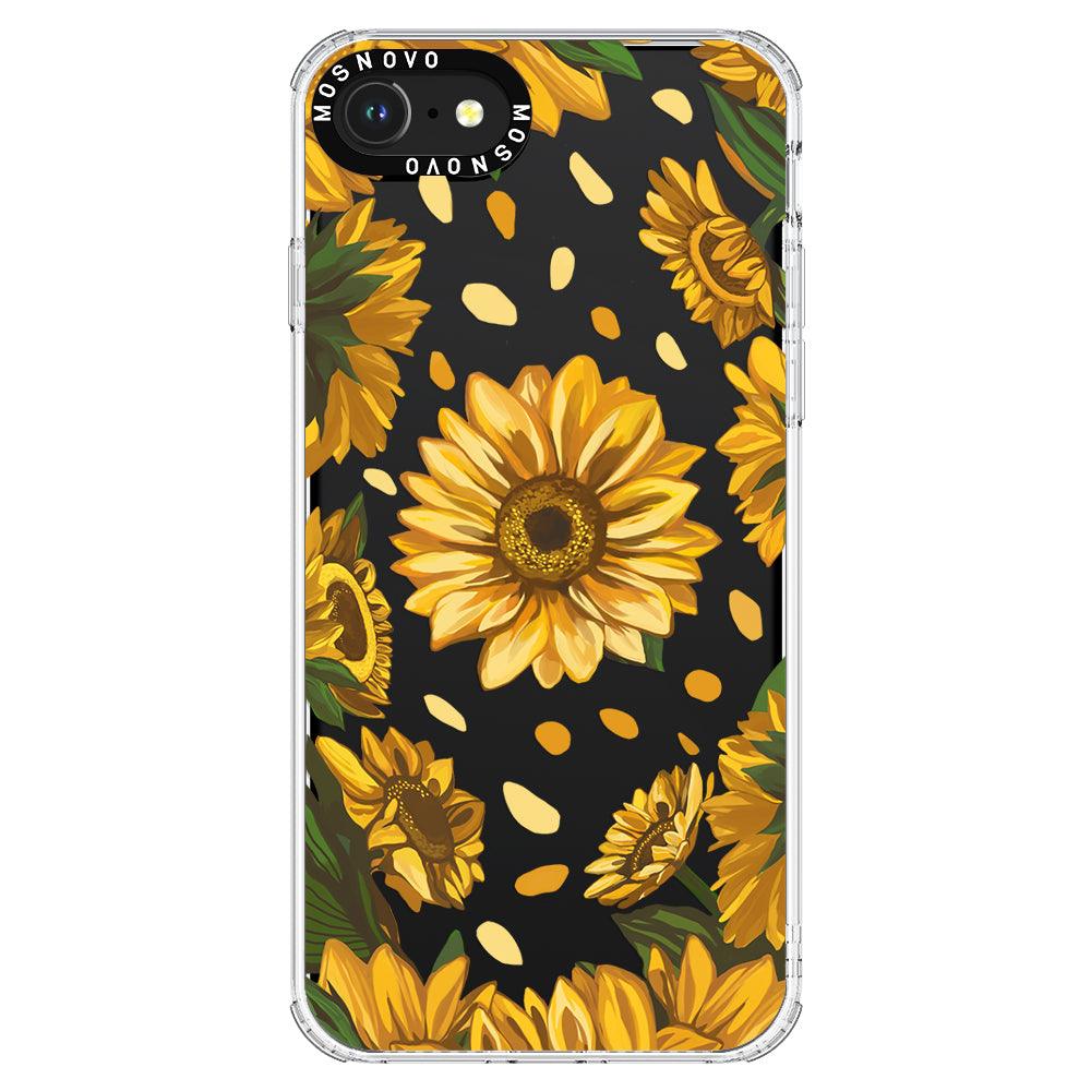 Sunflower Garden Phone Case - iPhone SE 2022 Case - MOSNOVO