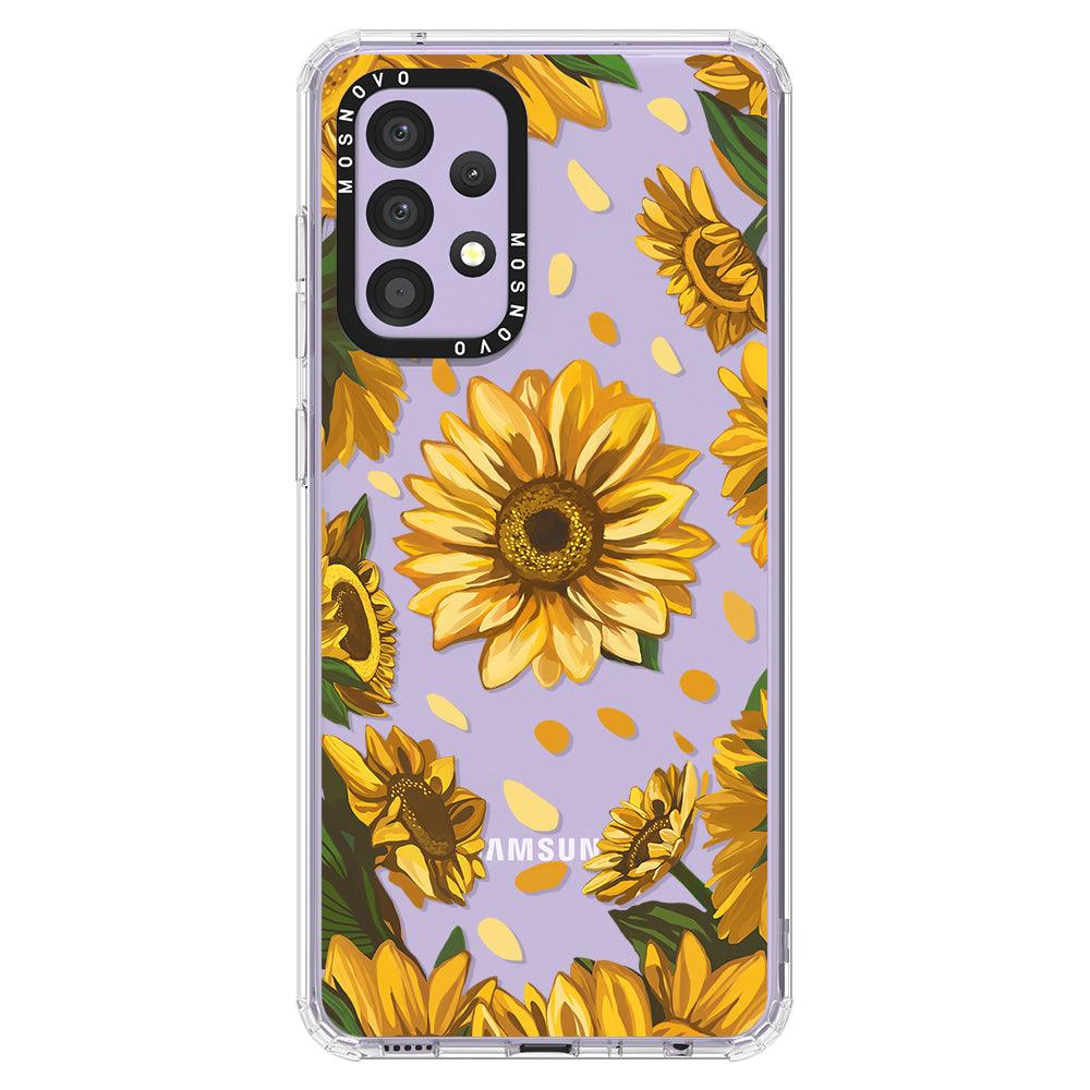 Sunflower Garden Phone Case - Samsung Galaxy A52 & A52s Case - MOSNOVO