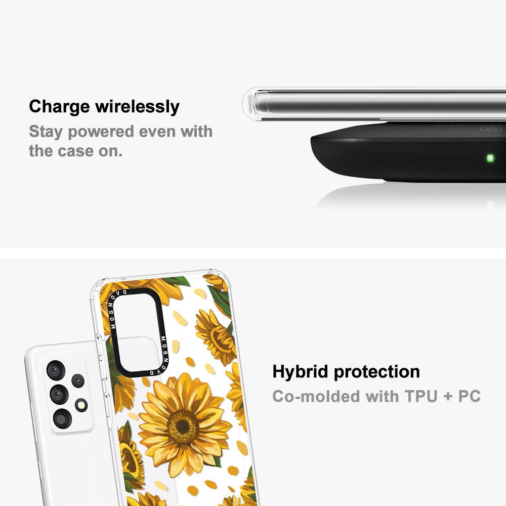 Sunflower Garden Phone Case - Samsung Galaxy A52 & A52s Case - MOSNOVO