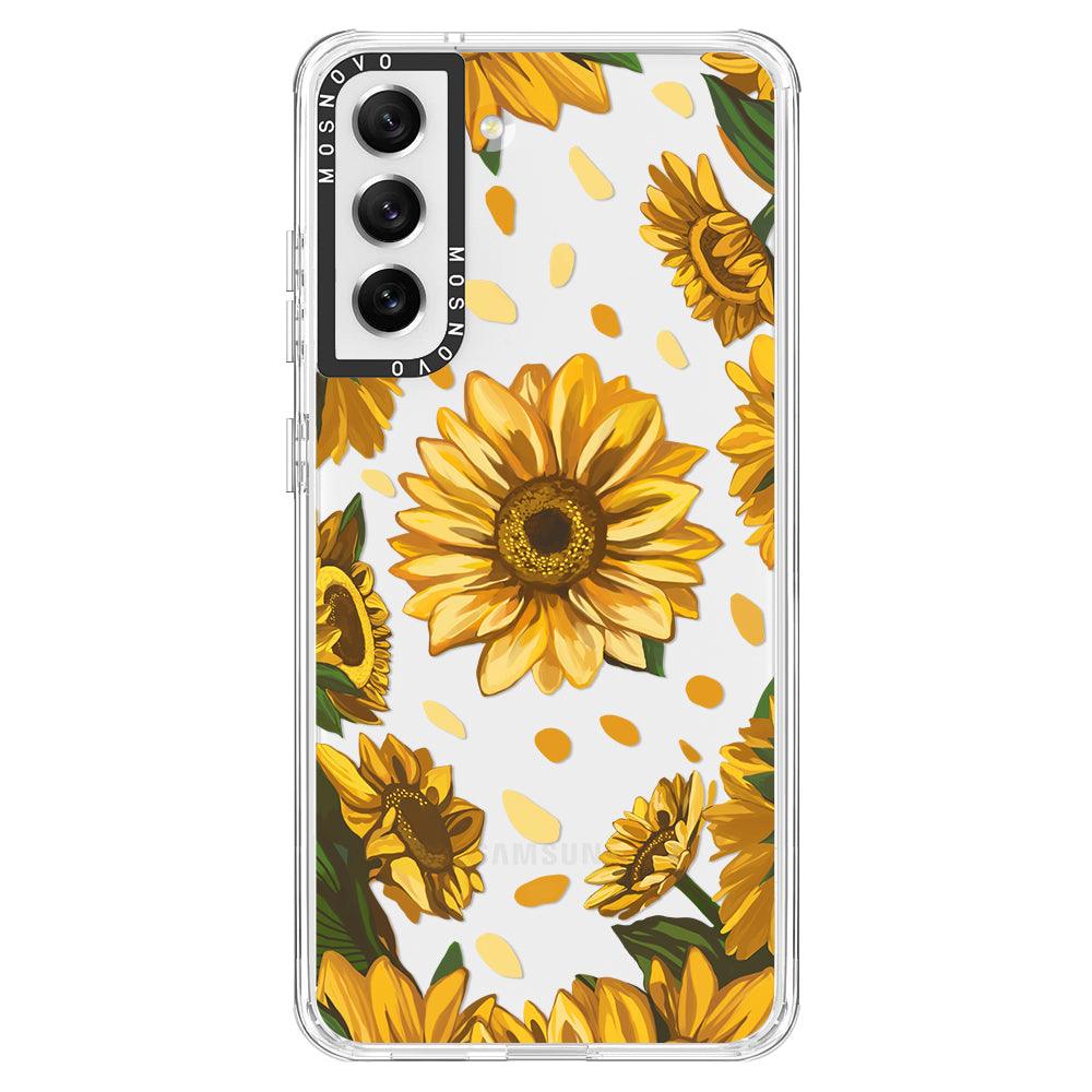 Sunflower Garden Phone Case - Samsung Galaxy S21 FE Case - MOSNOVO