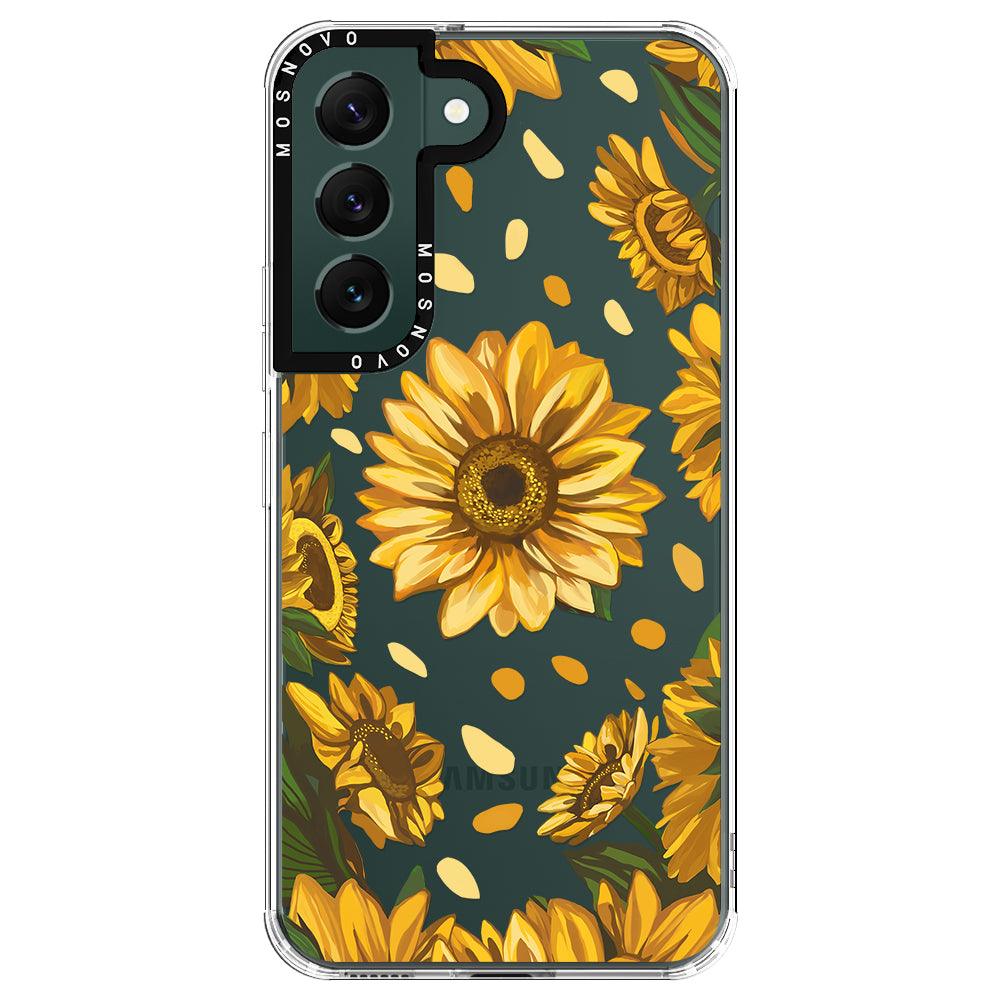 Sunflower Garden Phone Case - Samsung Galaxy S22 Case - MOSNOVO