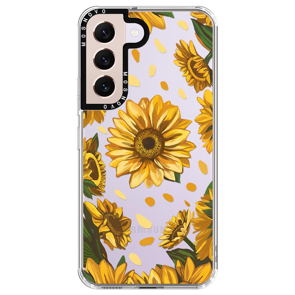 Sunflower Garden Phone Case - Samsung Galaxy S22 Plus Case - MOSNOVO