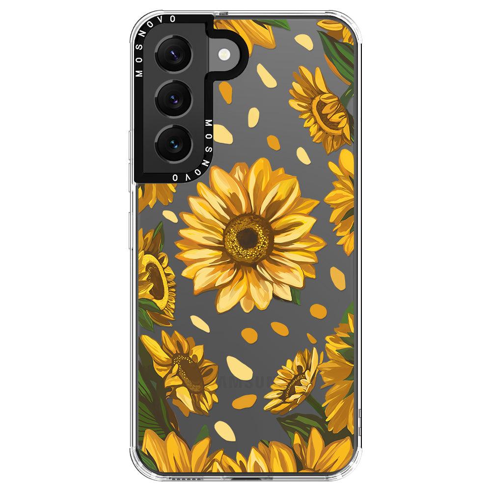 Sunflower Garden Phone Case - Samsung Galaxy S22 Plus Case - MOSNOVO