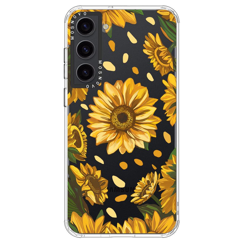 Sunflower Garden Phone Case - Samsung Galaxy S23 Plus Case - MOSNOVO