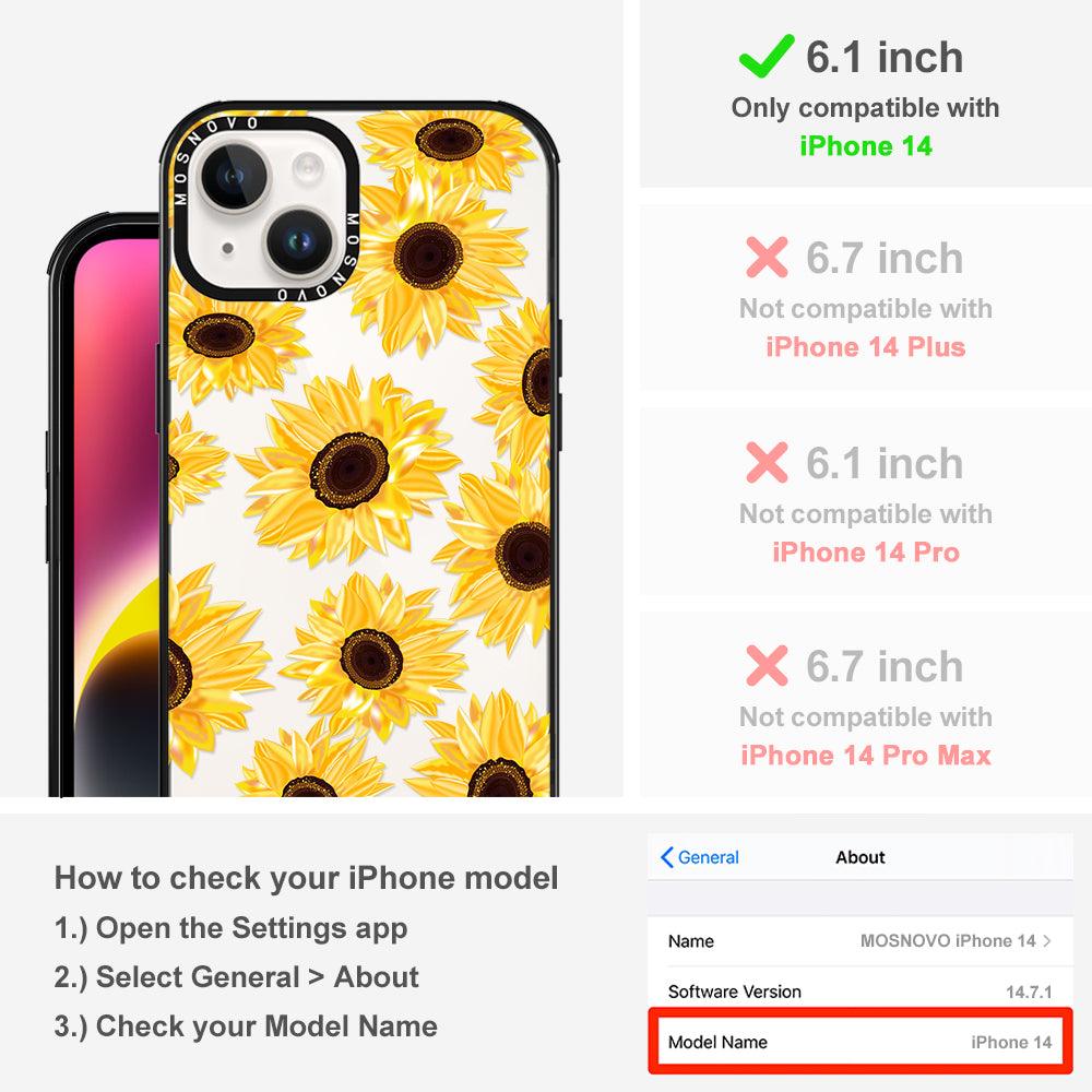 Sunflowers Phone Case - iPhone 14 Case - MOSNOVO